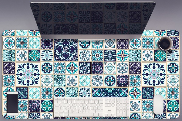Full desk protector beautiful patchwork