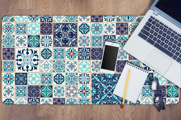 Full desk protector beautiful patchwork