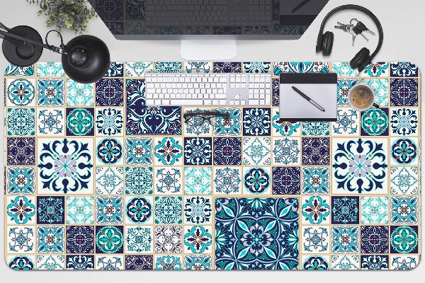 Full desk protector beautiful patchwork