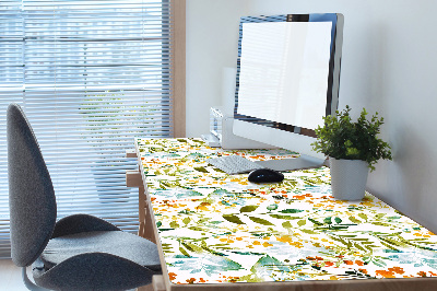 Large desk mat for children flowers Boho