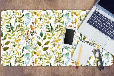 Large desk mat for children flowers Boho