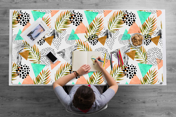 Desk pad Dots and leaves