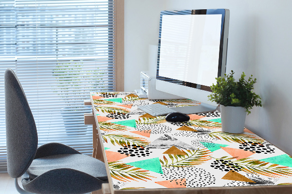 Desk pad Dots and leaves