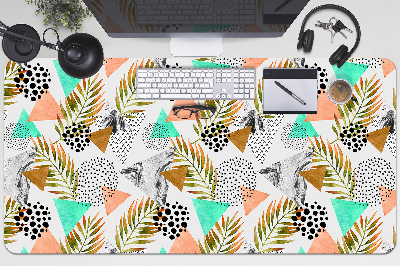 Desk pad Dots and leaves