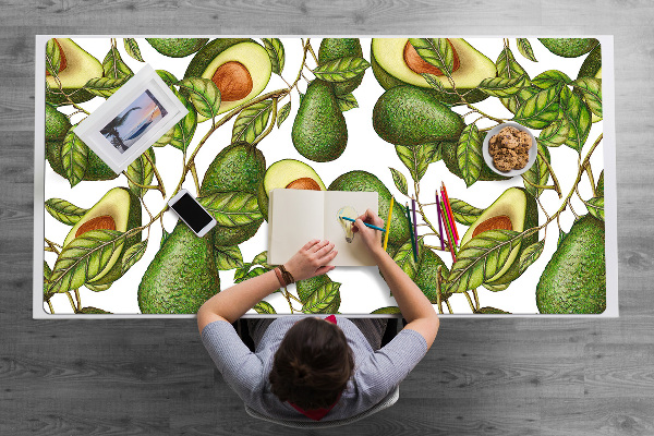 Large desk mat for children Avocado