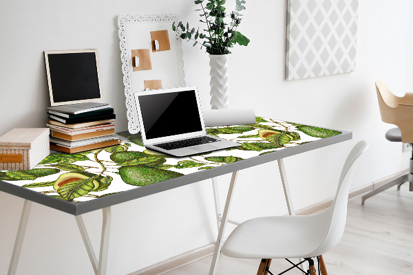Large desk mat for children Avocado