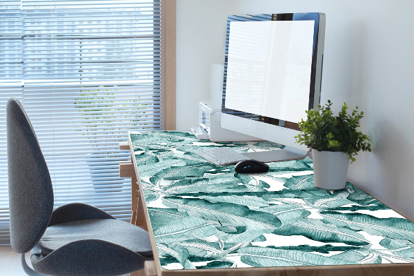 Full desk protector banana leaves