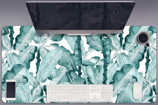 Full desk protector banana leaves