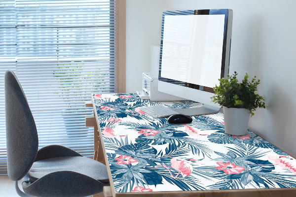 Full desk protector Flamingos and stains