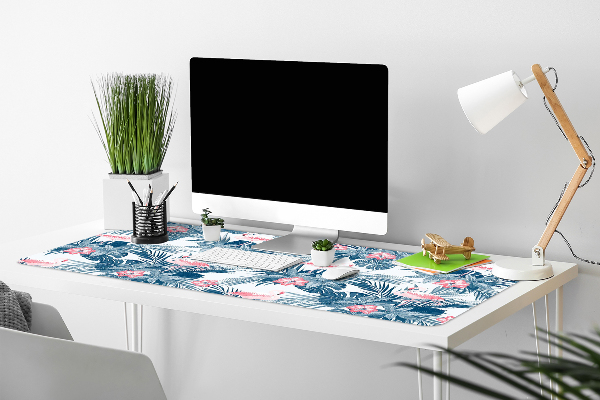 Full desk protector Flamingos and stains
