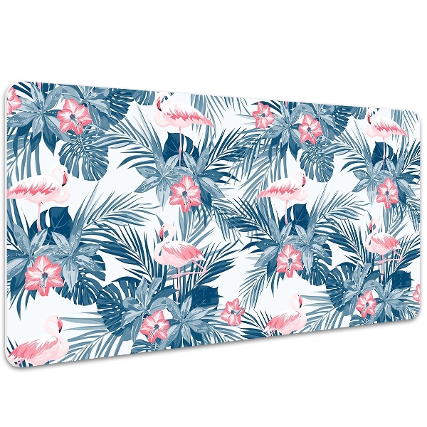 Full desk protector Flamingos and stains