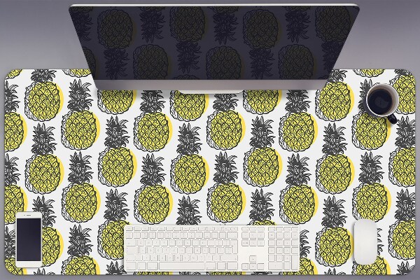 Full desk mat pineapple pattern