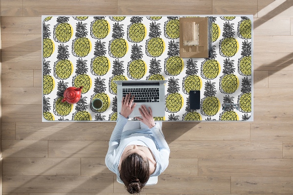 Full desk mat pineapple pattern