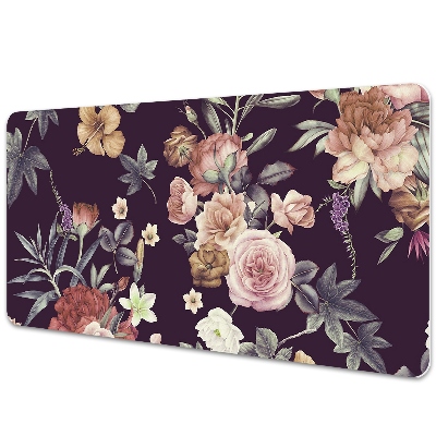 Desk pad garden flowers