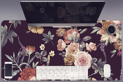 Desk pad garden flowers