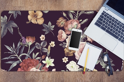 Desk pad garden flowers