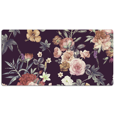 Desk pad garden flowers