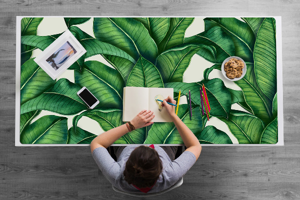 Full desk pad leaves Botanical