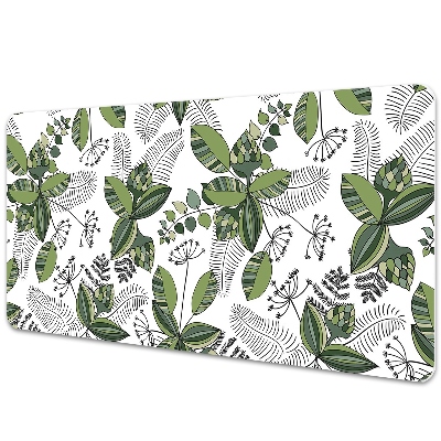 Desk pad botanical pattern