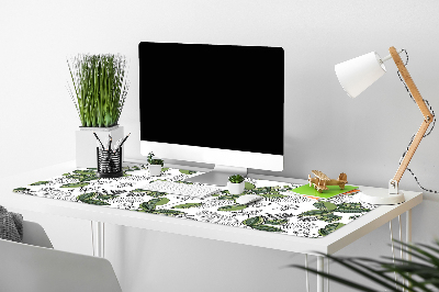 Desk pad botanical pattern