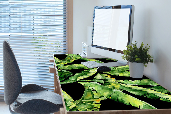 Desk pad tropical leaf