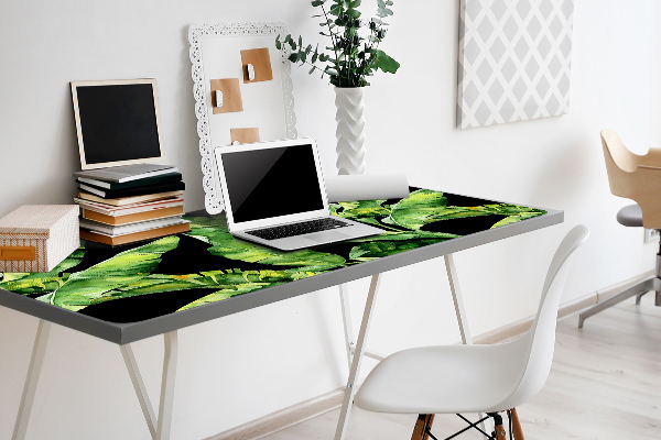 Desk pad tropical leaf