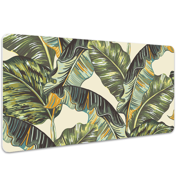 Full desk pad exotic leaves