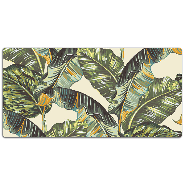 Full desk pad exotic leaves