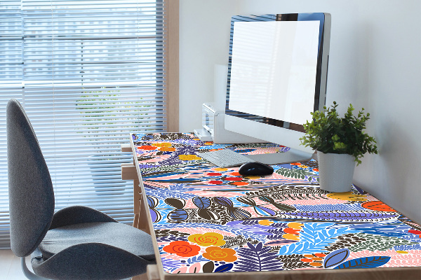 Large desk mat table protector vintage image
