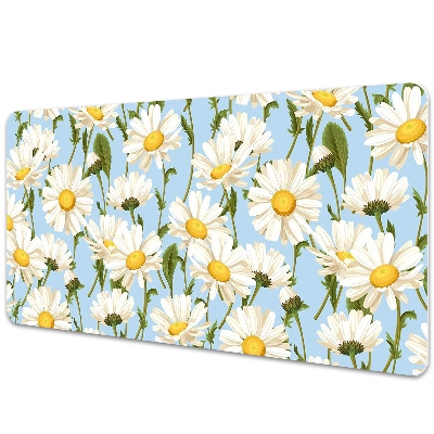 Desk pad chamomile flowers