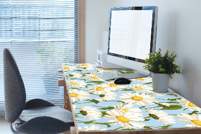 Desk pad chamomile flowers