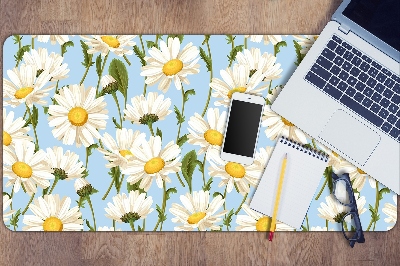 Desk pad chamomile flowers