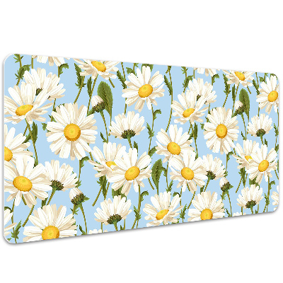 Desk pad chamomile flowers