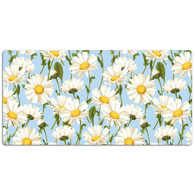 Desk pad chamomile flowers