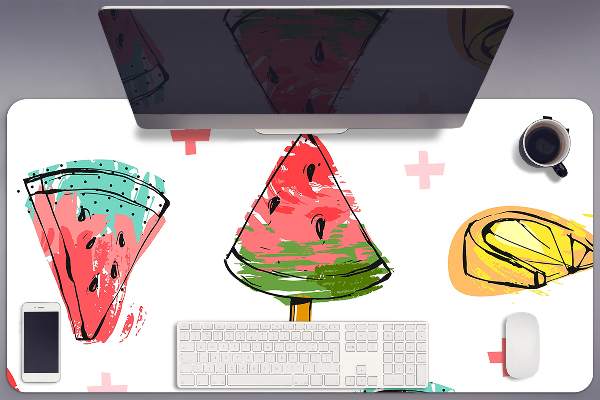 Desk pad Watermelon on a stick