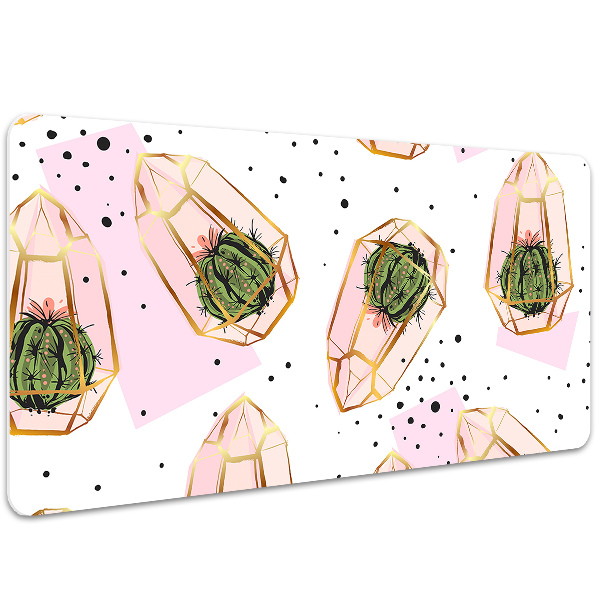 Full desk pad cacti geometric