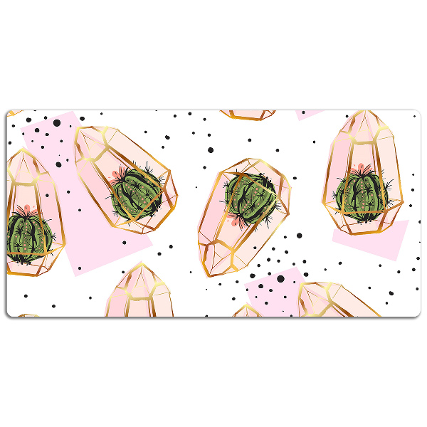 Full desk pad cacti geometric