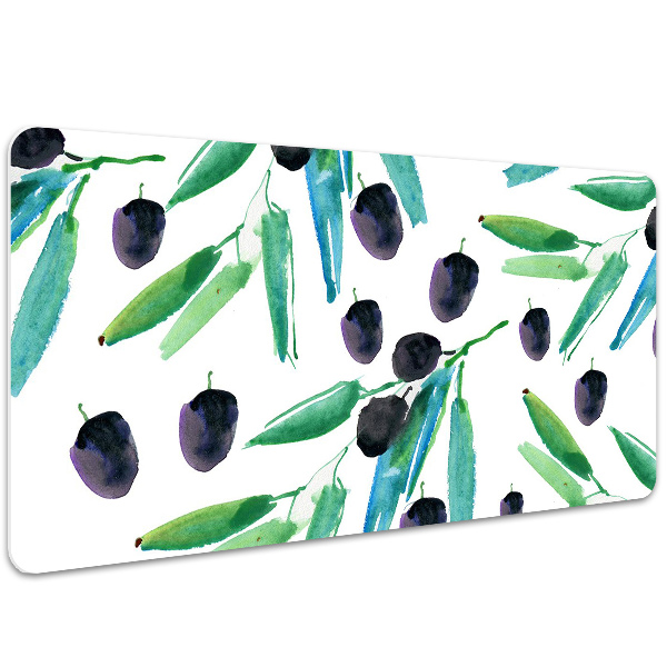 Large desk mat for children olives