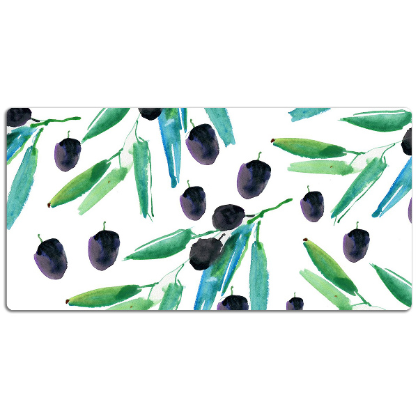 Large desk mat for children olives