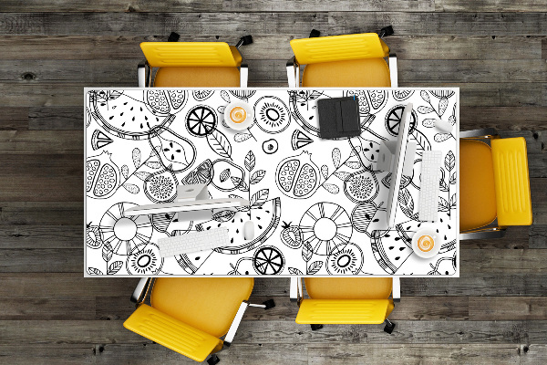 Large desk mat for children Fruit