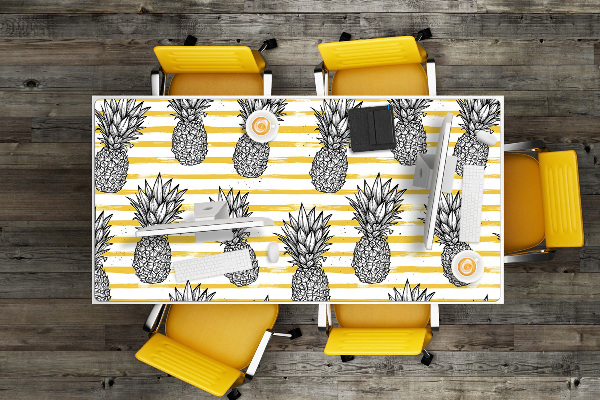Large desk mat for children Pineapple