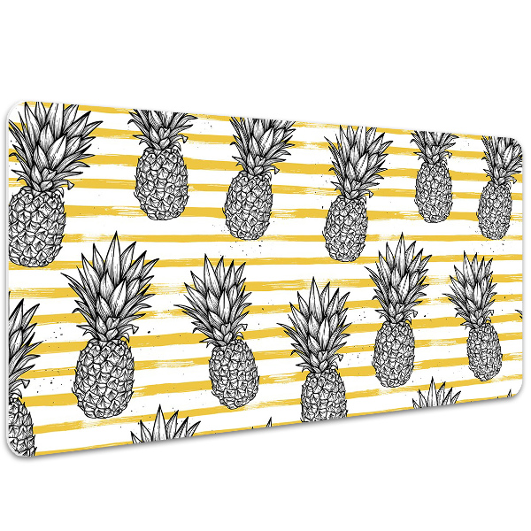 Large desk mat for children Pineapple