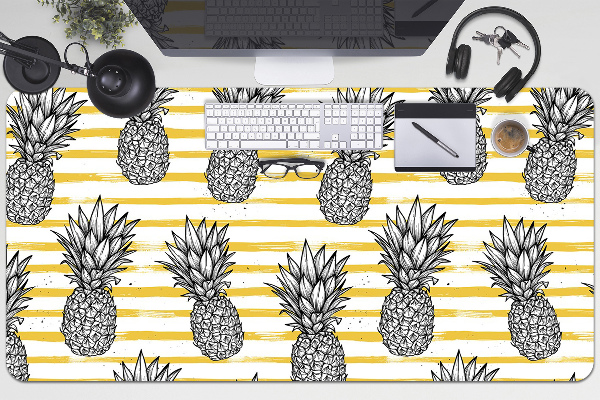 Large desk mat for children Pineapple