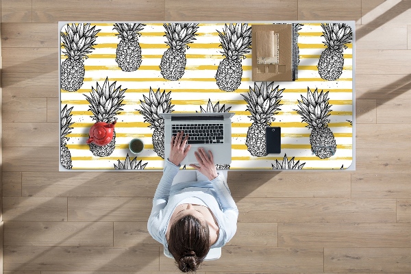 Large desk mat for children Pineapple