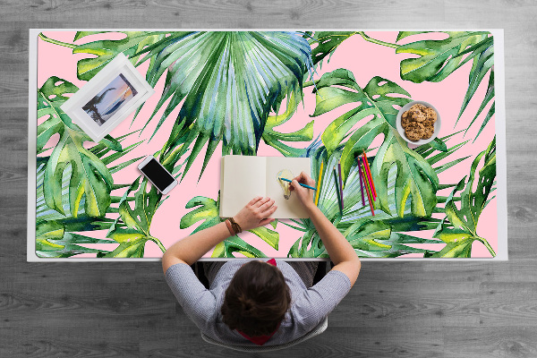 Full desk pad botanical art