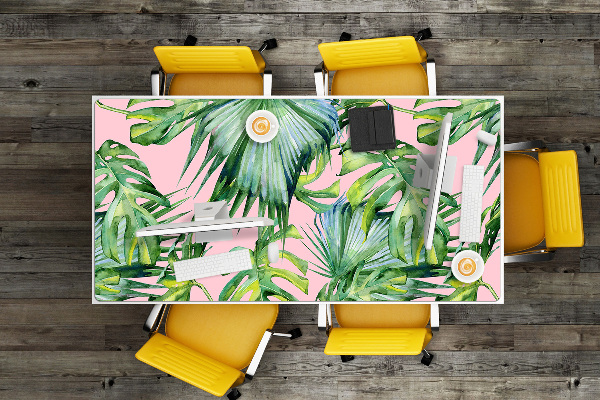 Full desk pad botanical art