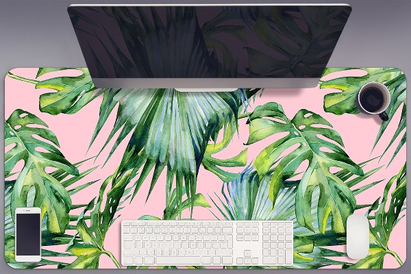 Full desk pad botanical art