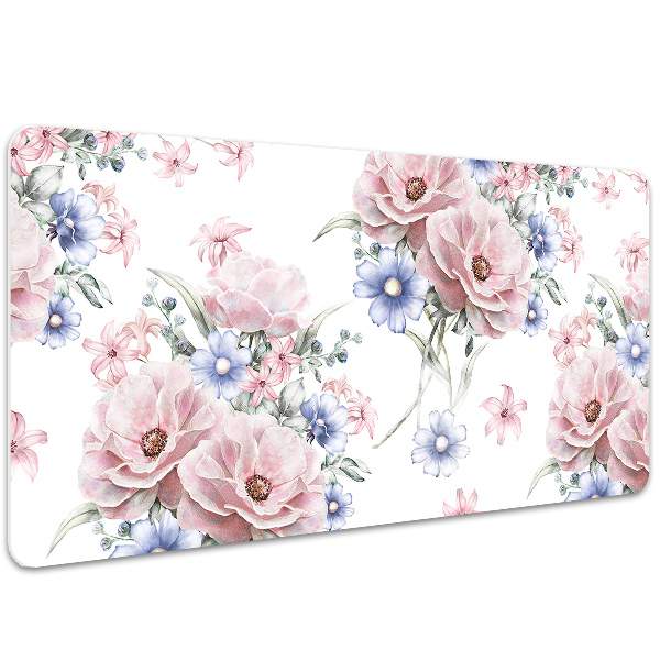 Full desk protector delicate bouquet