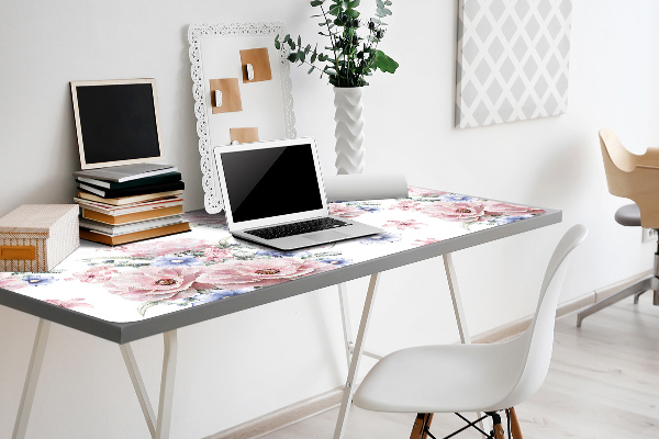 Full desk protector delicate bouquet