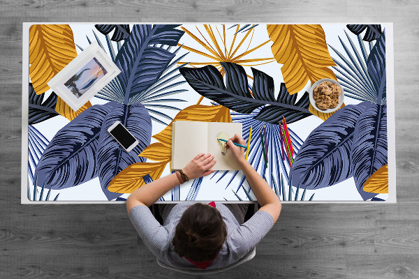 Full desk mat palm leaves